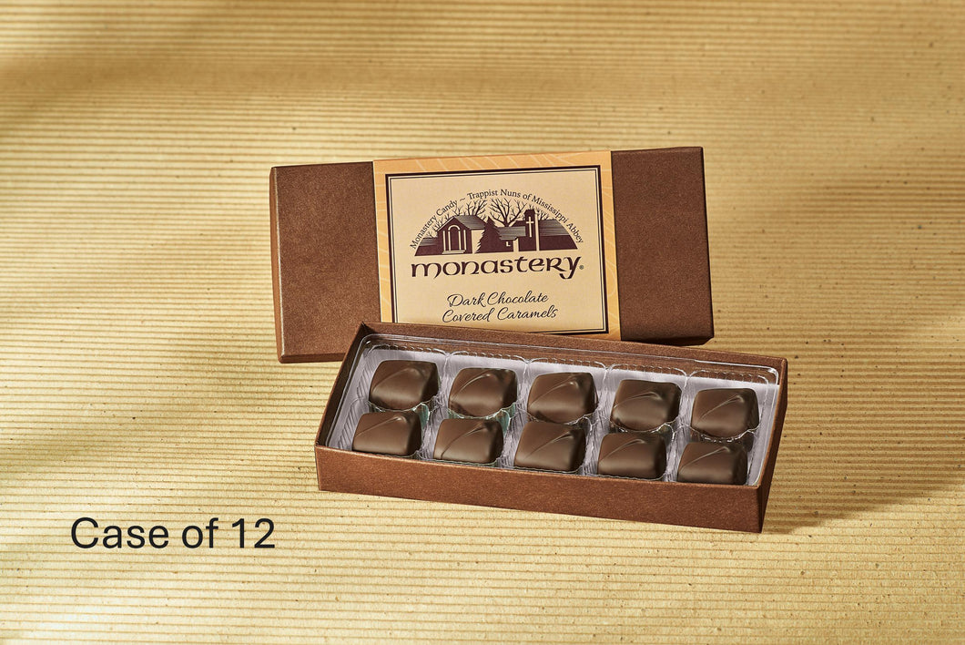 Dark Chocolate-Covered Caramels 4.5 oz Case of 12